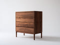 Cómodas de madera 90x45x110 cm - Marrón - 4 cajones amplios - Diseño moderno para dormitorio